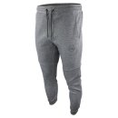 Pantalones de entrenamiento NINJA WARRIOR FREERUN Parkour melange gris oscuro con bolsillos laterales con cremallera profunda.