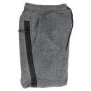Pantalones de entrenamiento NINJA WARRIOR FREERUN Parkour melange gris oscuro con bolsillos laterales con cremallera profunda.