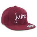 "JUMP" maroon-burgundy snapback!