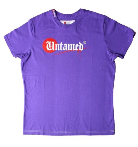 UNTAMED Logo T-Shirt purple medium