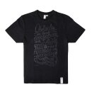 UG FREERUN T-Shirt L OBSTACLES black on black