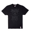 PARKOUR T-Shirt "PAIN IS NOT IMPORTANT"! black on black XL