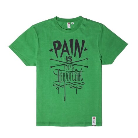UG PARKOUR T-Shirt M PAIN IS NOT IMPORTANT green