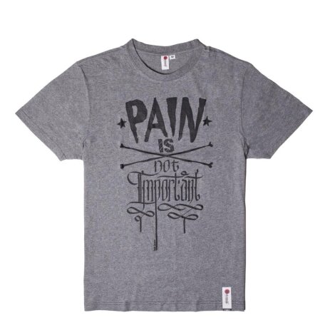 UG PARKOUR T-Shirt M PAIN IS NOT IMPORTANT grey