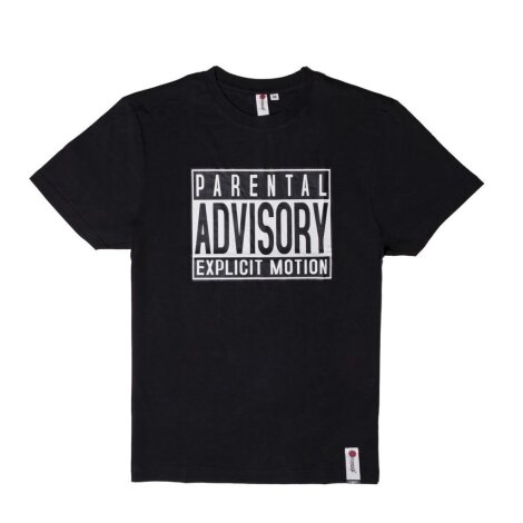 UG FREERUN T-Shirt  L PARENTAL ADVISORY black