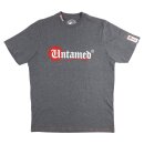 UNTAMED Logo T-Shirt gray melange  large